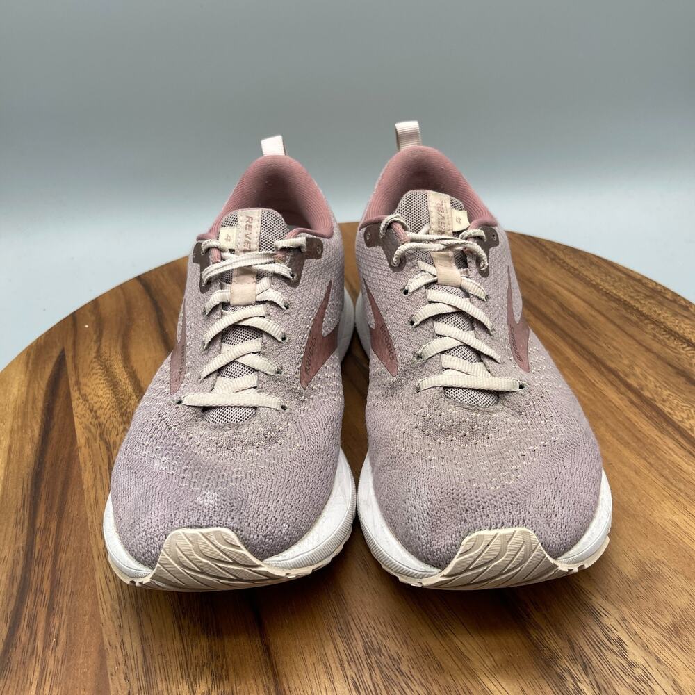 Brooks Revel 4 Shoes Womens Size 9 B Pink Running Comfort Walking Gym Sneakers - Picture 2 of 8